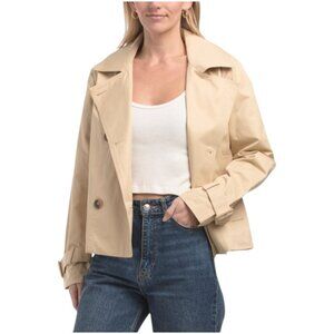 CYNTHIA ROWLEY Short Trench Coat